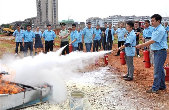 皖南電機舉辦消防知識培訓(xùn)和滅火演練