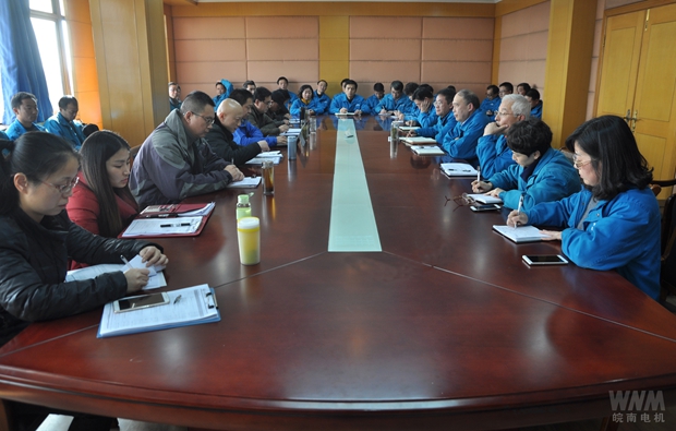 2016年皖南電機(jī)一體化管理體系外審總結(jié)會 2016年皖南電機(jī)一體化管理體系外審總結(jié)會